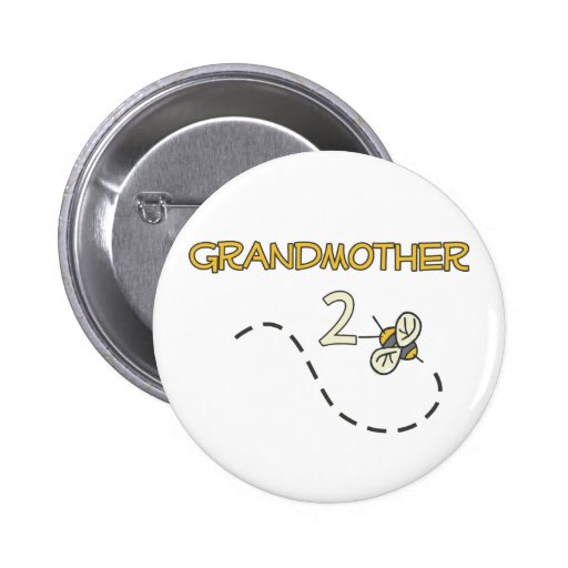 Grandmother 2 Bee Button
