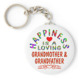 Grandmother & Grandfather Happiness Key Chain