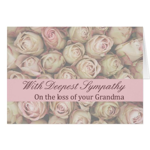 Sympathy On The Death Of A Grandmother Cards, Photocards, Invitations & More
