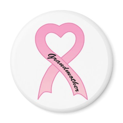Grandmother Pink Ribbon Magnet by pinkribbonshirts