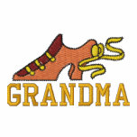 Grandmother Retro Shoe Embroidered Shirt