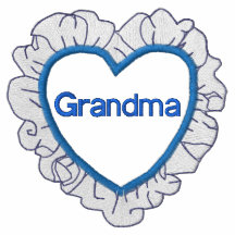 Grandmothers Heart Embroidered Shirt
