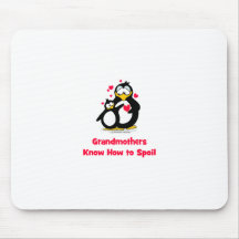 grandmothers know how to spoil mouse pad