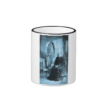 Grandmother's Spinning Wheel  Louis Pesha Mugs
