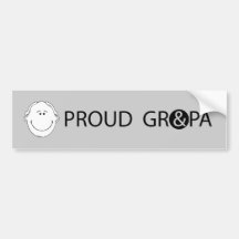 GRANDPA1_BUMPER(colour) Bumper Sticker