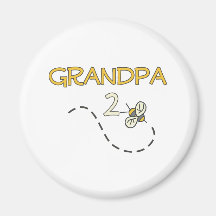Grandpa 2 Bee Refrigerator Magnet