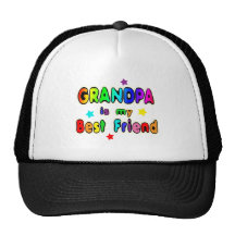 Grandpa Best Friend Mesh Hats