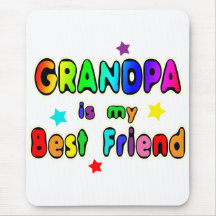 Grandpa Best Friend Mouse Pads