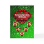 grandpa christmas card with hanging decoration eff