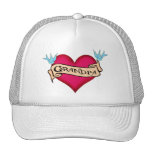 Grandpa - Custom Heart Tattoo T-shirts & Gifts Hat