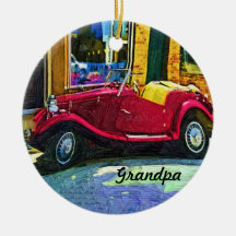 Grandpa Goes Downtown Ornament