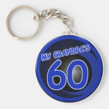 Grandpa is 60 keychains