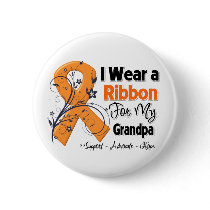 Grandpa - Leukaemia Ribbon Pinback Button