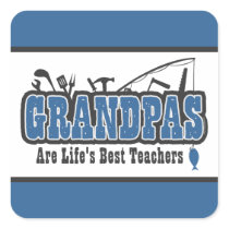 Grandpa Life's Best Teacher Sticker