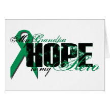Grandpa My Hero - Kidney Cancer Hope Cards