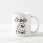 Grandpa of Bride Classy Browns Mugs