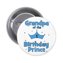 Grandpa of the 1st Birthday Price Pin