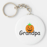 Grandpa Pumpkin Keychain