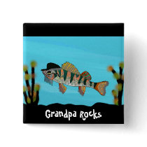 Grandpa Rocks Button