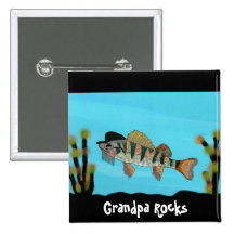 Grandpa Rocks Button