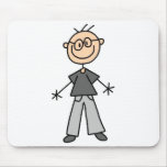 Grandpa Stick Figure Mousepad