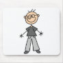 Grandpa Stick Figure Mousepad