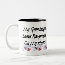 Grandparents Dog Grandchildren Mug