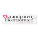 Grandparents Incorporated Bumper Sticker