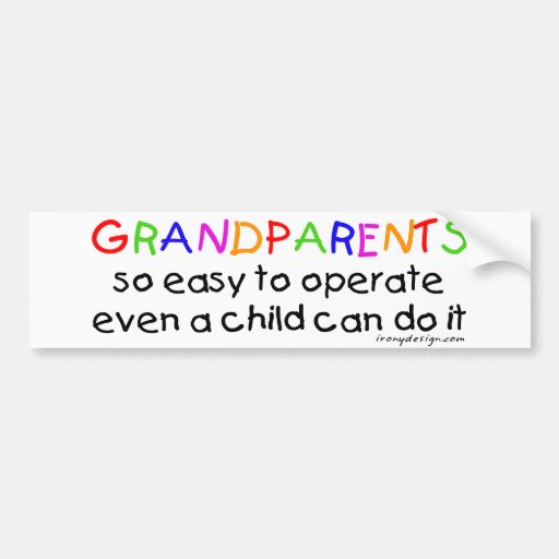 Grandparents Love Bumper Stickers