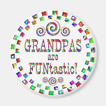 Grandpas are FUNtastic Magnets