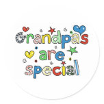 Grandpas are Special stickers