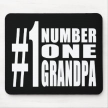 Grandpas Birthdays & Christmas Number One Grandpa Mousepad