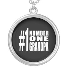 Grandpas Birthdays & Christmas Number One Grandpa Necklaces