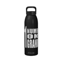 Grandpas Birthdays & Christmas Number One Grandpa Reusable Water Bottle