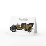 Grandpa's Car Happy Birthday Card