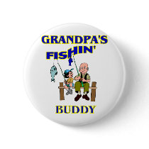Grandpa's Fishing Buddy Pins