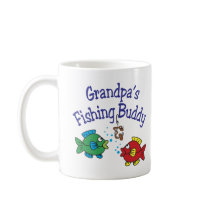 Grandpa's Fishing Buddy Coffee Mugs