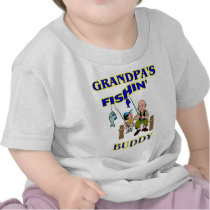 Grandpa's Fishing Buddy T Shirt