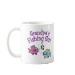 Grandpa's Fishing Girl mugs