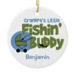 Grandpa's Little Fishin' Buddy Keepsake Ornament