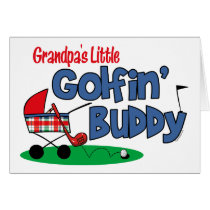 Grandpa's Little Golfin' Buddy Card
