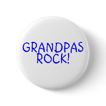 Grandpas Rock Blue Button
