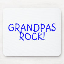 Grandpas Rock Blue Mousepads