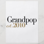 Grandpop Est 2010 Custom Flyer
