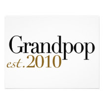 Grandpop Est 2010 invitations