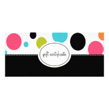 Grands certificat-primes de style de boutique de p carte double customisable