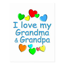 Grands-parents Carte Postale