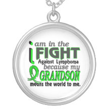 Grandson Means The World To Me Lymphoma Pendants
