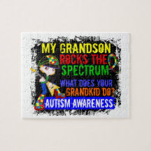 Grandson Rocks The Spectrum Autism Jigsaw Puzzles