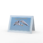 Grandson's Birthday Card with Royal Tern Bird